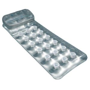 Colchón Copa Hinchable Plata con Cojín Intex #58894