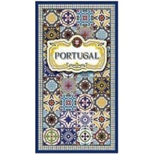 Toalla de Playa de Microfibra Azulejos Escudo de Portugal 180 x 100 cm