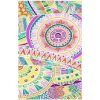 Toalla de playa de microfibra Mandala de colores 2 180 x 100 cm