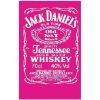 Toalla de playa de microfibra Jack Daniels rosa-blanco 180 x 100 cm