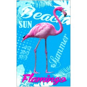 Toalla de Playa Microfibra Flamenco Summer 180 x 100 cm