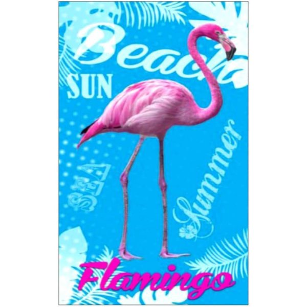 Toalla de Playa Microfibra Flamenco Summer 180 x 100 cm