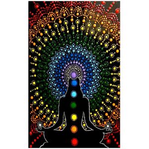 Toalla de Playa Microfibra Chakras 180 x 100 cm