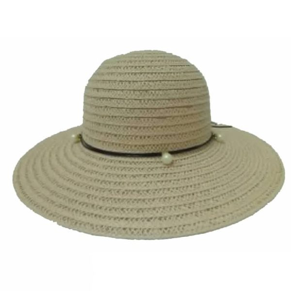Pamela Lisa de Mujer con Perlas Beige