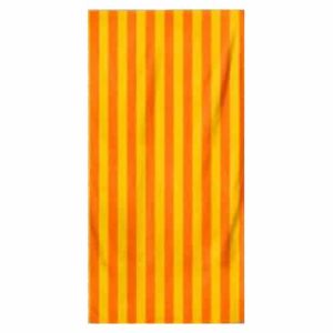 Toalha Praia Riscas Microfibra - Naranja e Amarillo