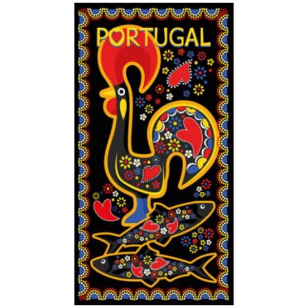 Galo de Barcelos Toalla de playa de microfibra 180 x 100 cm