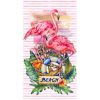 Toalla de Playa Microfibra Flamencos Beach 180 x 100 cm
