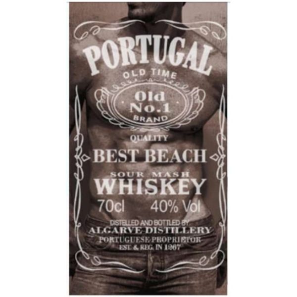 Jack Daniels Portugal Toalla de Juego de Microfibra para Hombre 180 x 100 cm