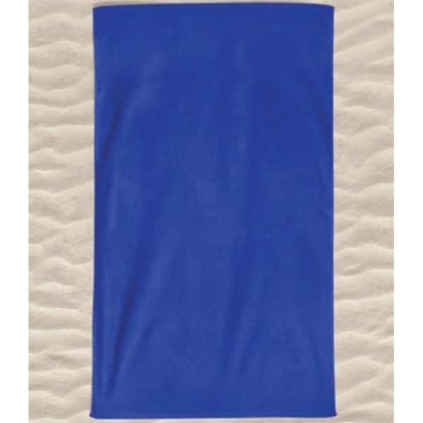 Toalla de playa lisa de algodón 180 x 100 cm Azulão