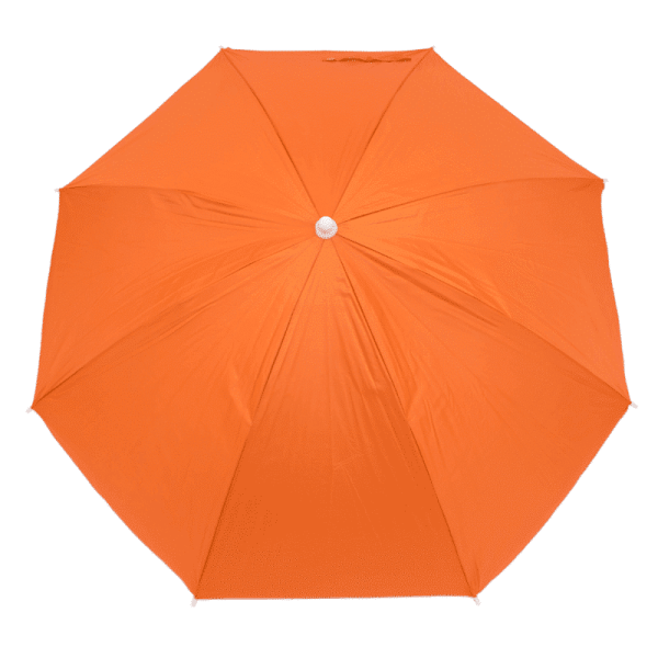 Sombrilla Poliéster Protección UV 1,76 m Naranja