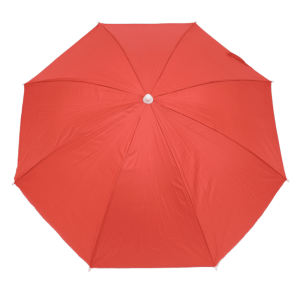 Sombrilla Poliéster Protección UV 1,76 m Roja
