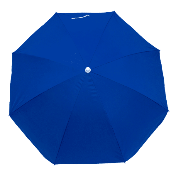 Sombrilla Poliéster Protección UV 1,76 m Resistente Azul Oscuro