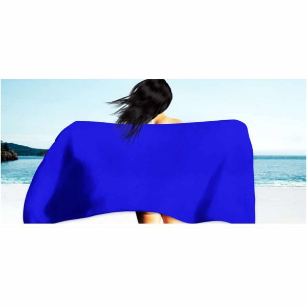 Toalla de Playa de Algodón Lisa 180 x 100 cm