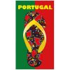 Toalla de Playa Microfibra Chancla con Bandera de Portugal 180 x 100 cm