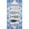 Toalla de playa de microfibra Sardines & Tiles 180 x 100 cm