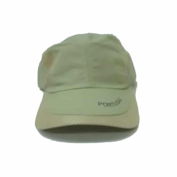 Gorra de Nylon Portugal en Letras Pequeñas Laterales Beige