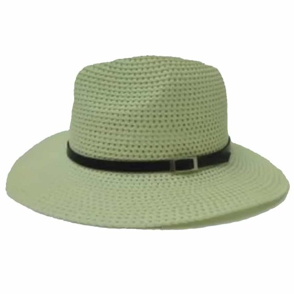 Sombrero Unisex de Paja Fina Encaje Blanco