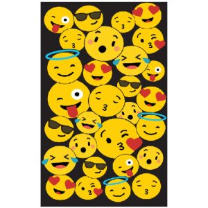 Toalla de Playa Microfibra Emojis 180 x 100 cm