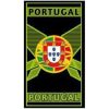 Toalla de Playa Microfibra Portugal Verde 180 x 100 cm