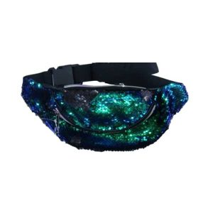 Riñonera con Lentejuelas Holográficas Verde