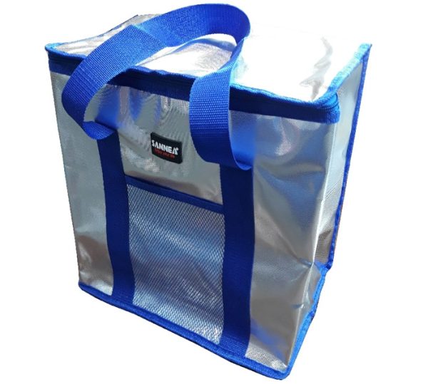 Bolsa Térmica Plateada de 36 cm x 33 cm x 22 cm