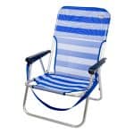 Silla Playa Baja de aluminio con mango Aktive