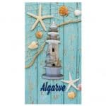 Toalla de playa Farol Algarve de microfibra 180 x 100 cm