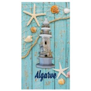 Toalla de playa Farol Algarve de microfibra 180 x 100 cm