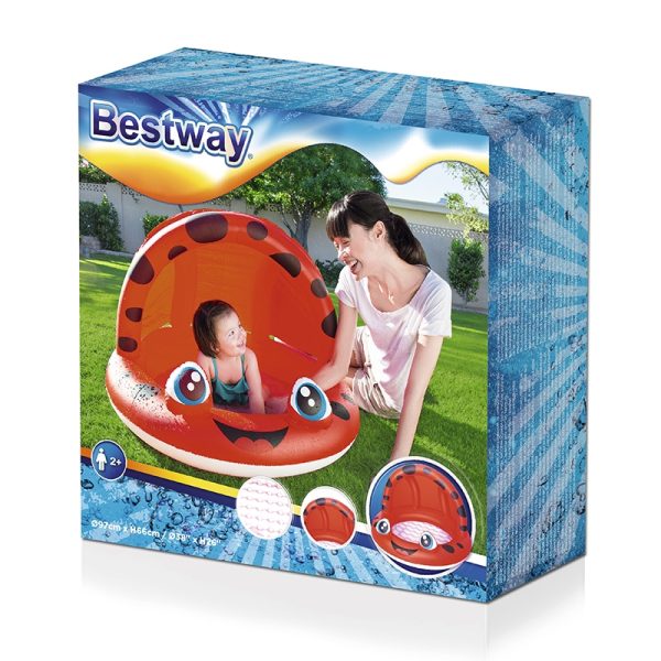 Piscina Hinchable Mariquita con Cubierta Bestway 97 cm #52189