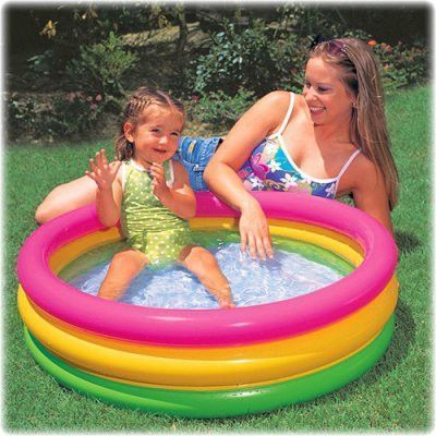 Piscina Hinchable Intex 3 Aros De Colores 86 cm #58924 Piscina Hinchable Intex 3 Aros De Colores 86 cm #58924