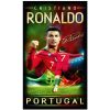 Toalla de playa de microfibra Cristiano Ronaldo firmada Portugal