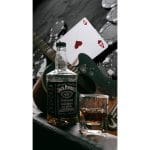 Toalla de playa de microfibra Jack Daniels Casino y guitarra