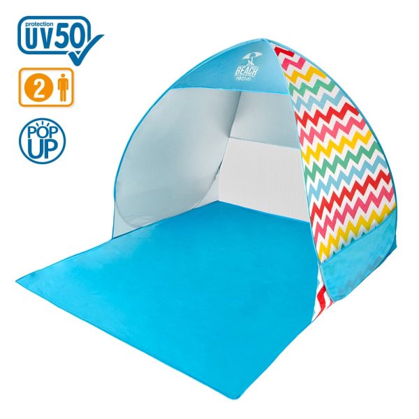 Carpa Playa Multicolor con Protección UV