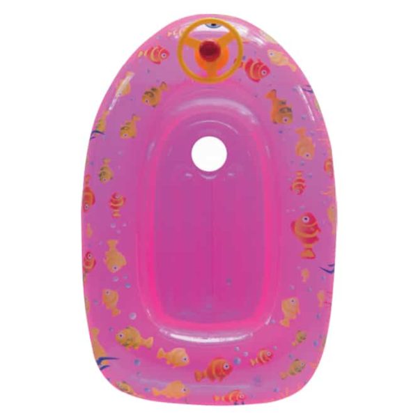Barco Infantil Peixinhos con Volante Aremar Rosa #60064