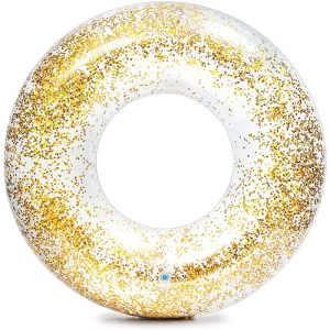 Flotador Inflable Intex Glitter #56274 Dorado