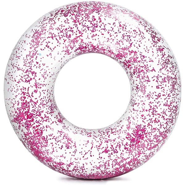 Flotador Inflable Intex Glitter #56274 Rosa