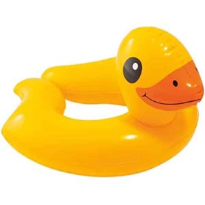 Pato Flotador Hinchable para Niños ajustable detrás Intex #59220