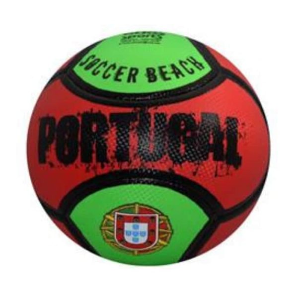 Portugal Pelota de Playa Pequeña “Suave” con Escudo