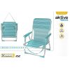 Silla Playa Baja de Aluminio con Rayos Cerulean y Alas Aktive