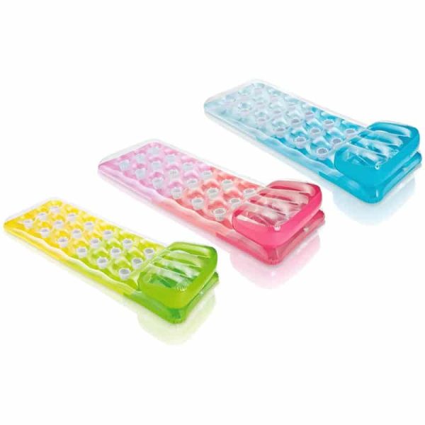 Colchoneta inflable colorida con cojín Intex para #58890