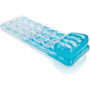 Colorido tapete para tazas Hinchable con cojín Intex #58890 Azul