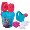 Set Cubo Playa Transparente con Regadera Frozen Disney
