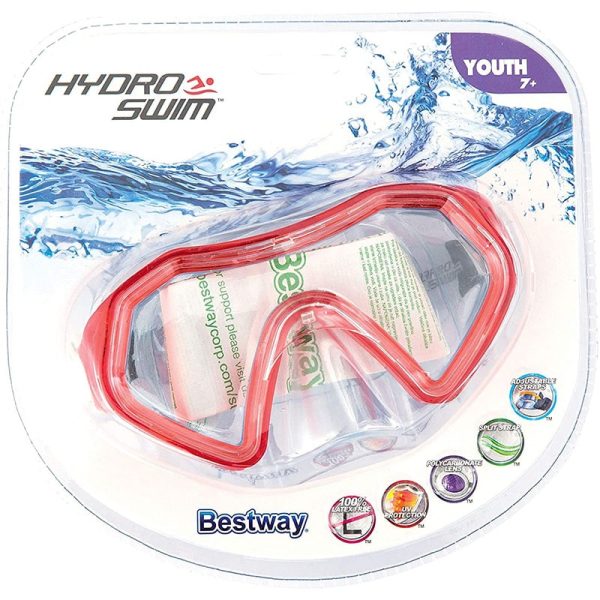 Bestway Mascarilla Buceo para Niños #22049 Rojo