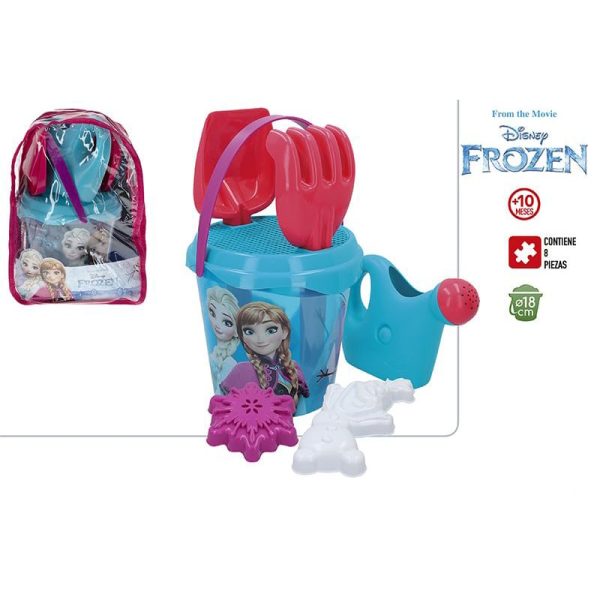 Mochila Frozen con juego de cubo de playa y accesorios Disney