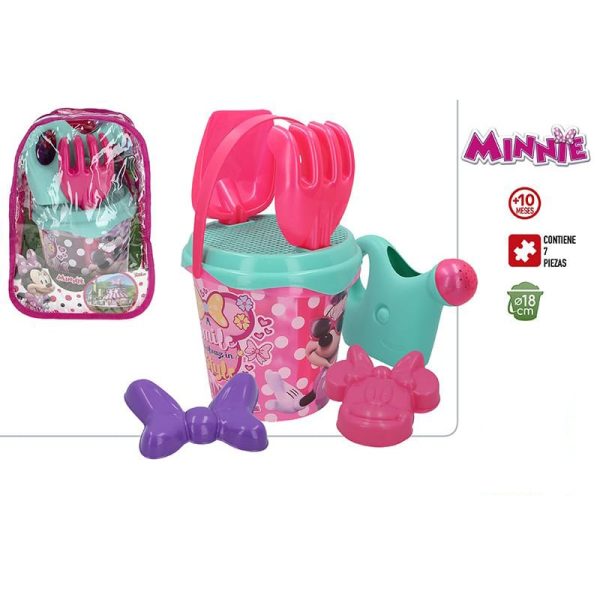 Mochila Minnie & Daisy con cubo de playa y accesorios Disney