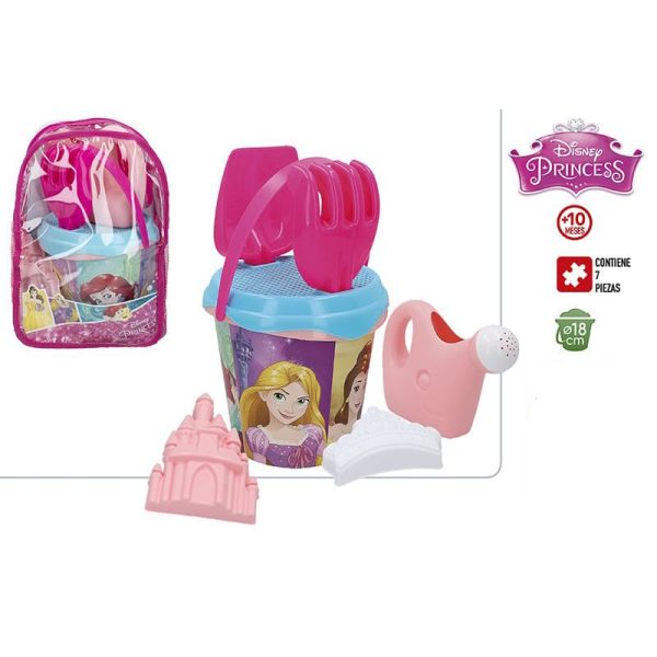 Mochila Princesa con Juego de Cubo y Accesorios Disney