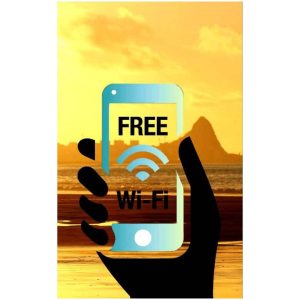 Toalla de playa de microfibra Wi-Fi gratis