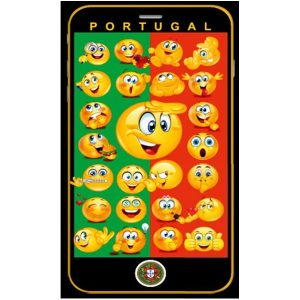 Toalla De Playa Microfibra Smartphone Emojis Portugal