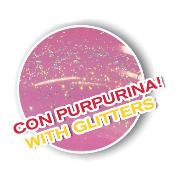 Unicornio Transparente Hinchable con Purpurina Aremar #60075