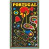 Toalla de playa de microfibra Galo de Barcelos Sardinhas Portugal